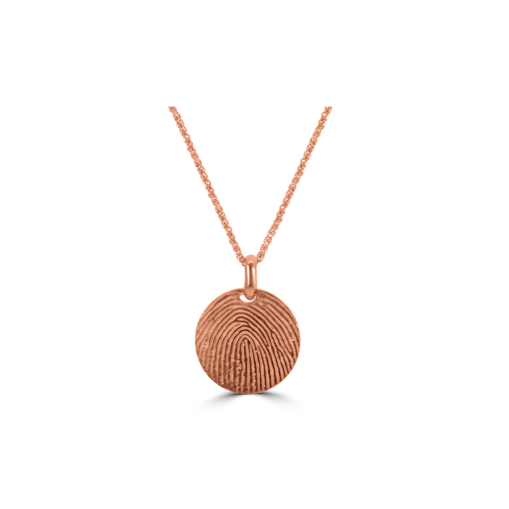 round fingerprint pendant-jewellery