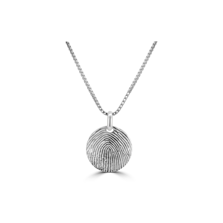 round fingerprint pendant-jewellery