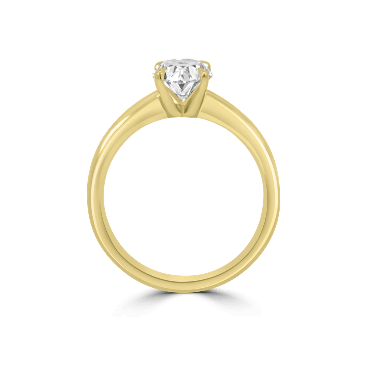 oval Instinct Solitaire engagement ring - Diamond Ring