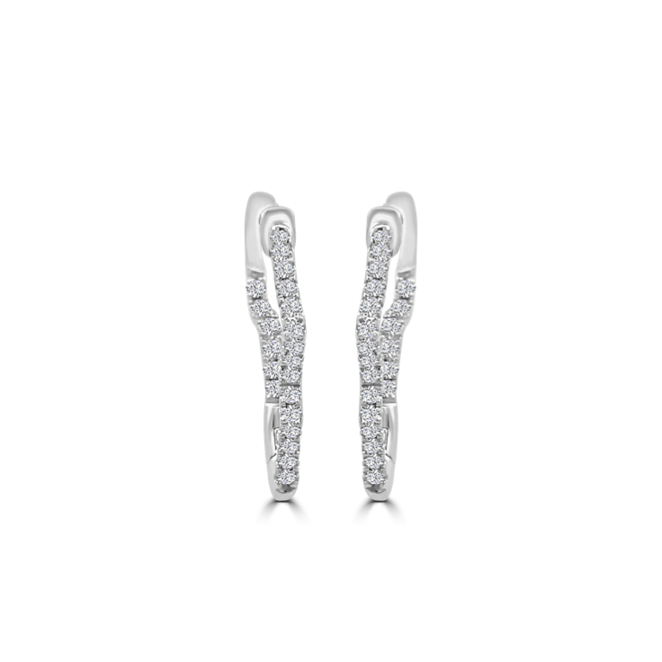 Diamond Map Earrings - African Jewellery
