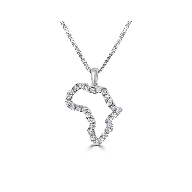 Diamond Map Pendant_Diamond Jewellery