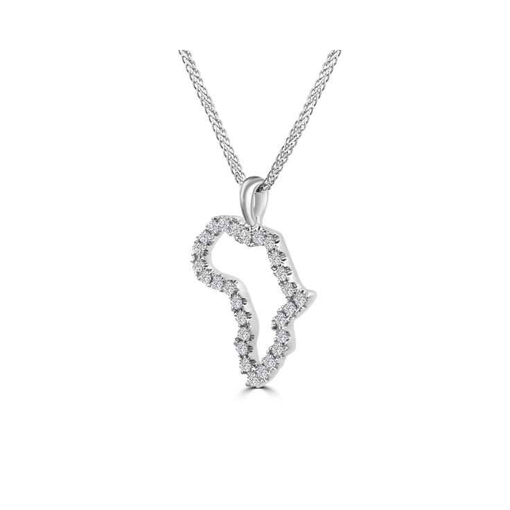 Diamond Map Pendant_Diamond Jewellery