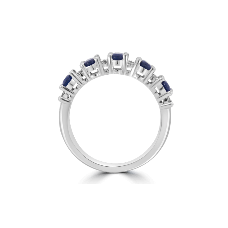 sapphire diamond eternity ring-Gemtone jewellery
