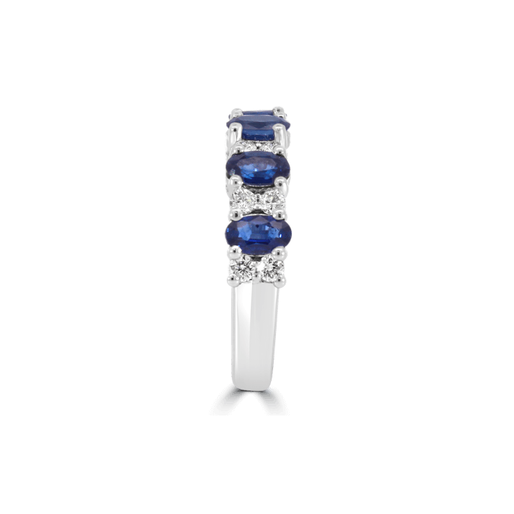 sapphire diamond eternity ring-Gemtone jewellery